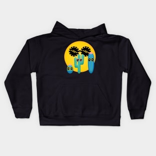 Sun glasses family Kids Hoodie